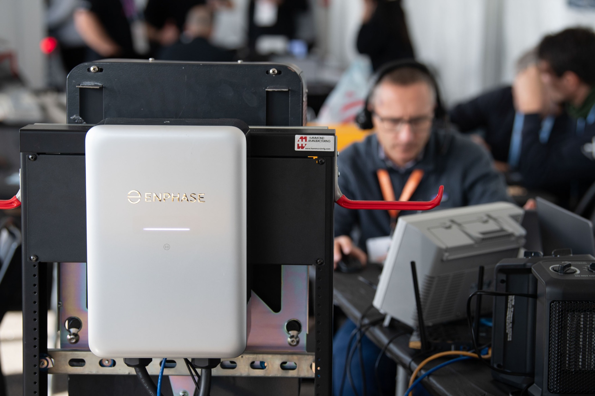 Enphase EV charger at CharIN Testival