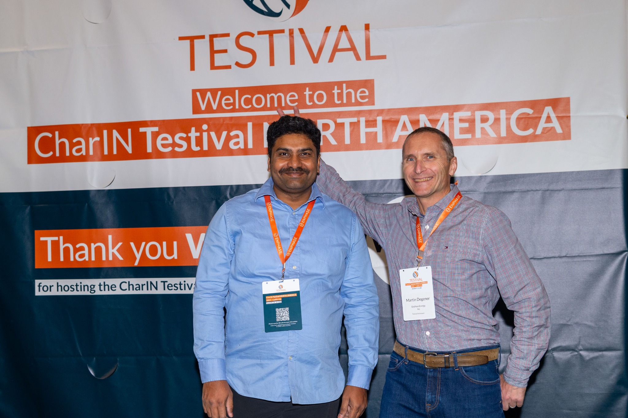 Satish Budati at CharIN Testival