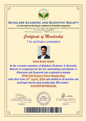 Fellow SAS certificate thumbnail