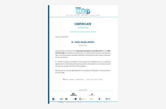 IEEE ICCITX.0 2026 certificate thumbnail
