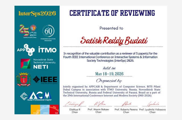 IEEE InterSys 2026 certificate thumbnail